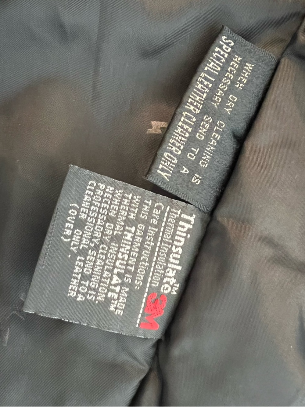 Wilson Black Leather Thinsulate Jacket - Picture 11 of 12
